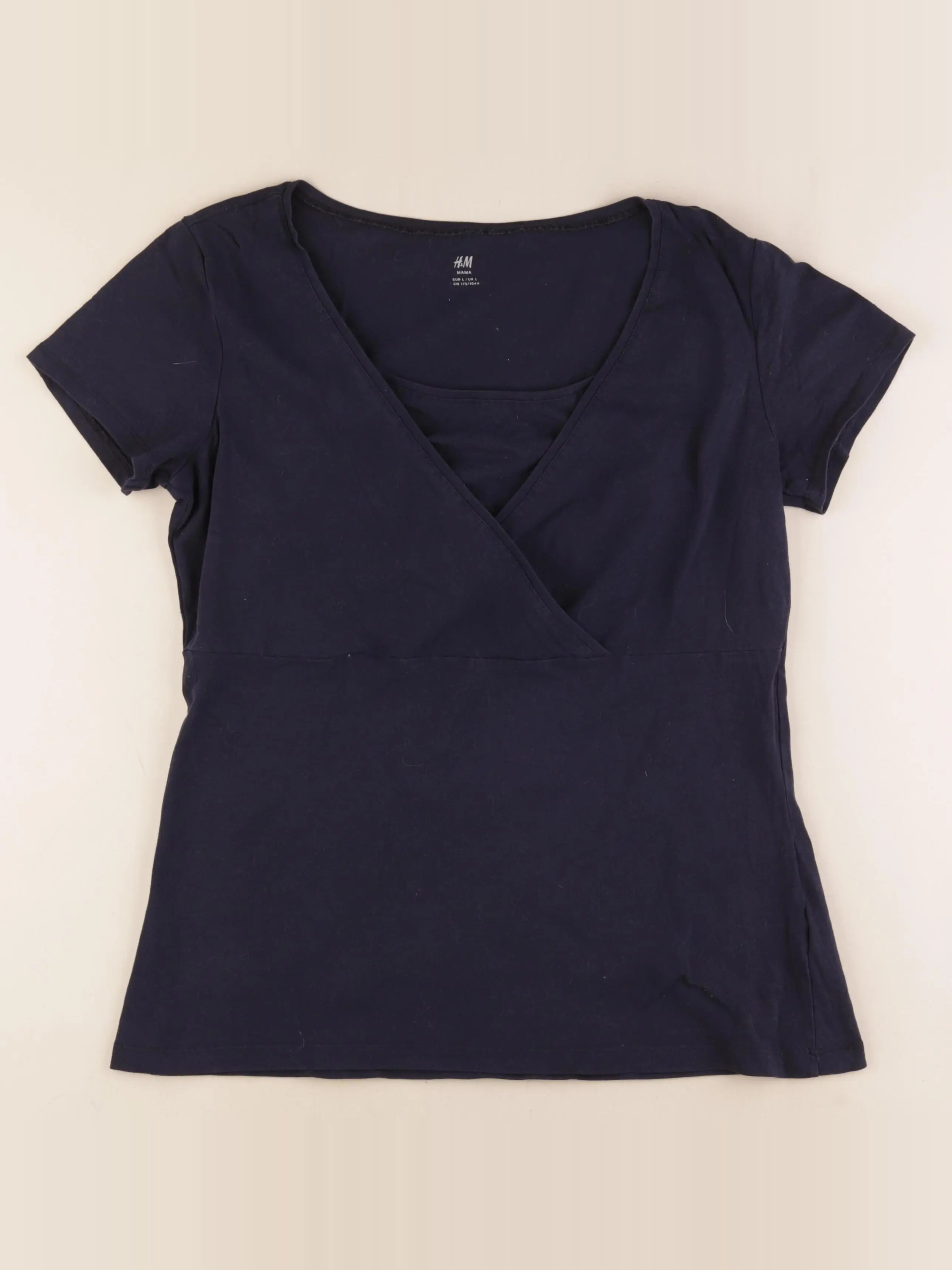 Tee-shirt allaitement, grossesse bleu