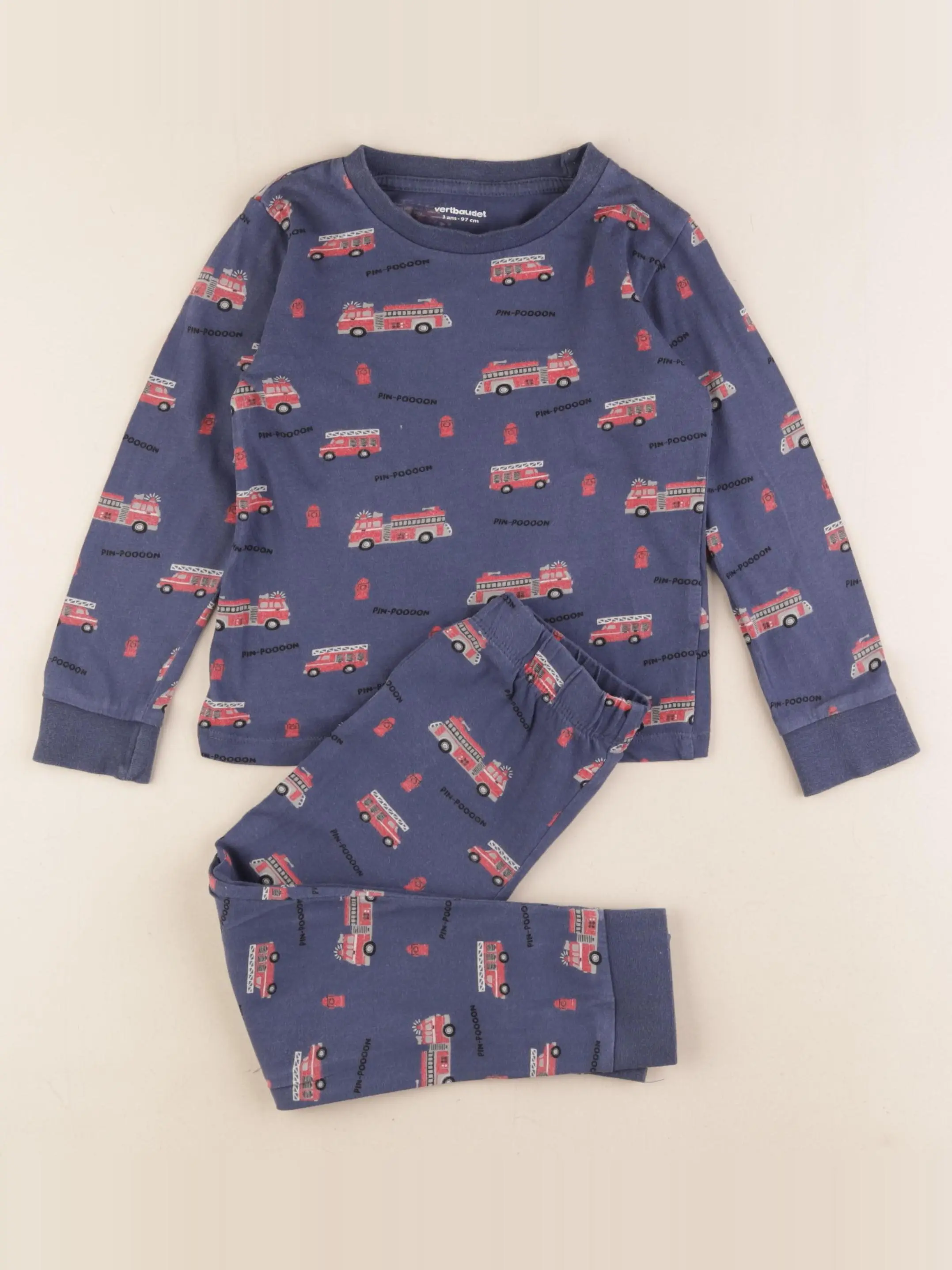 Pyjama coton bleu