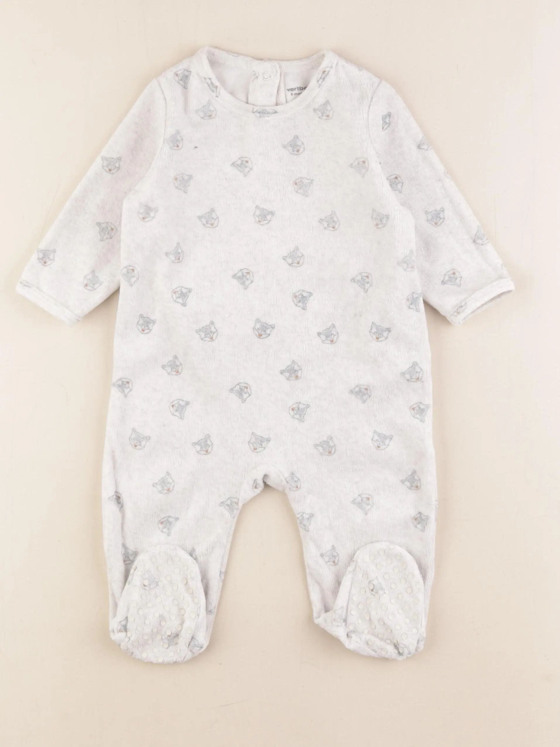 Pyjama velours marron