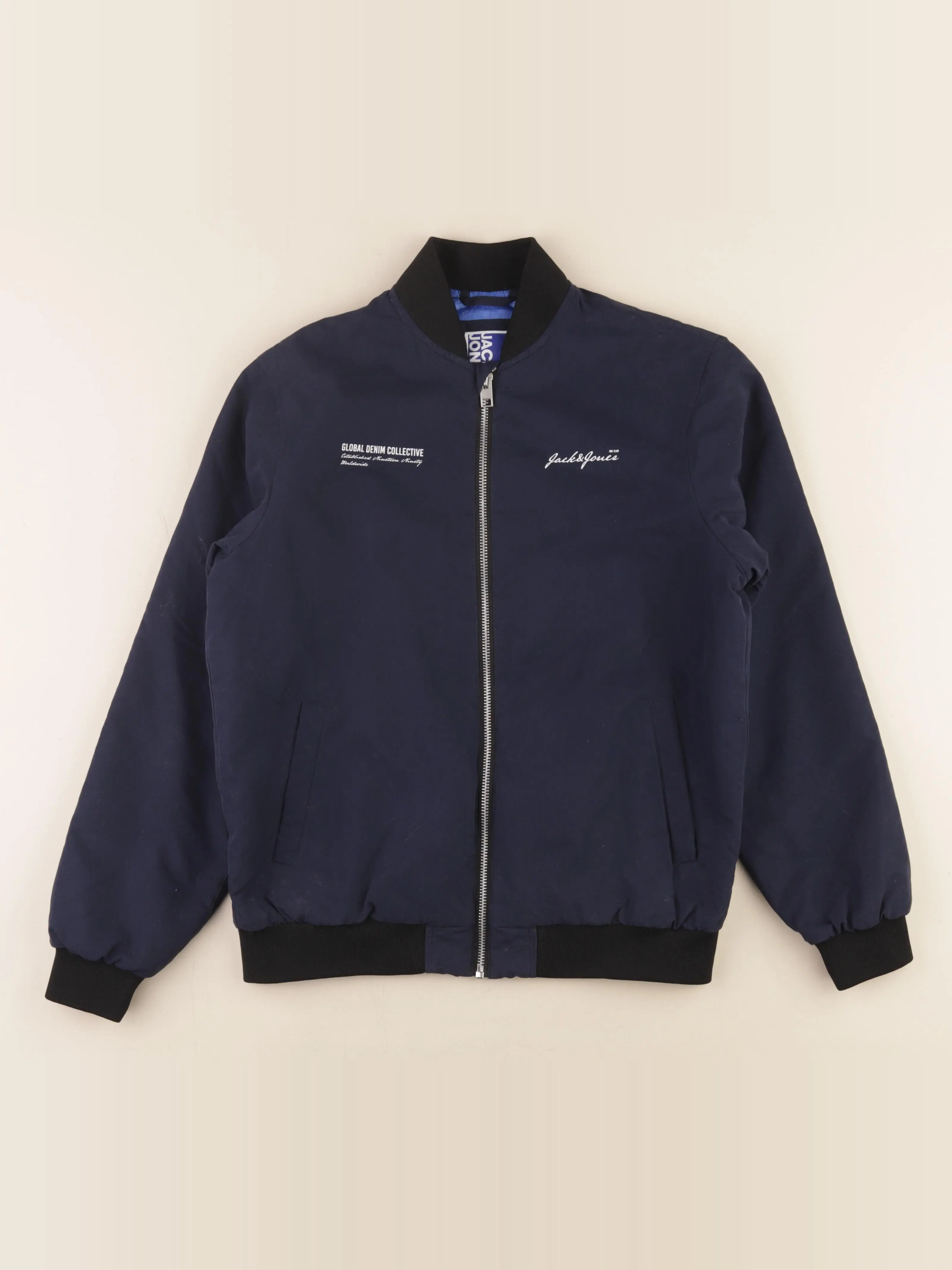 Veste doublé bleu