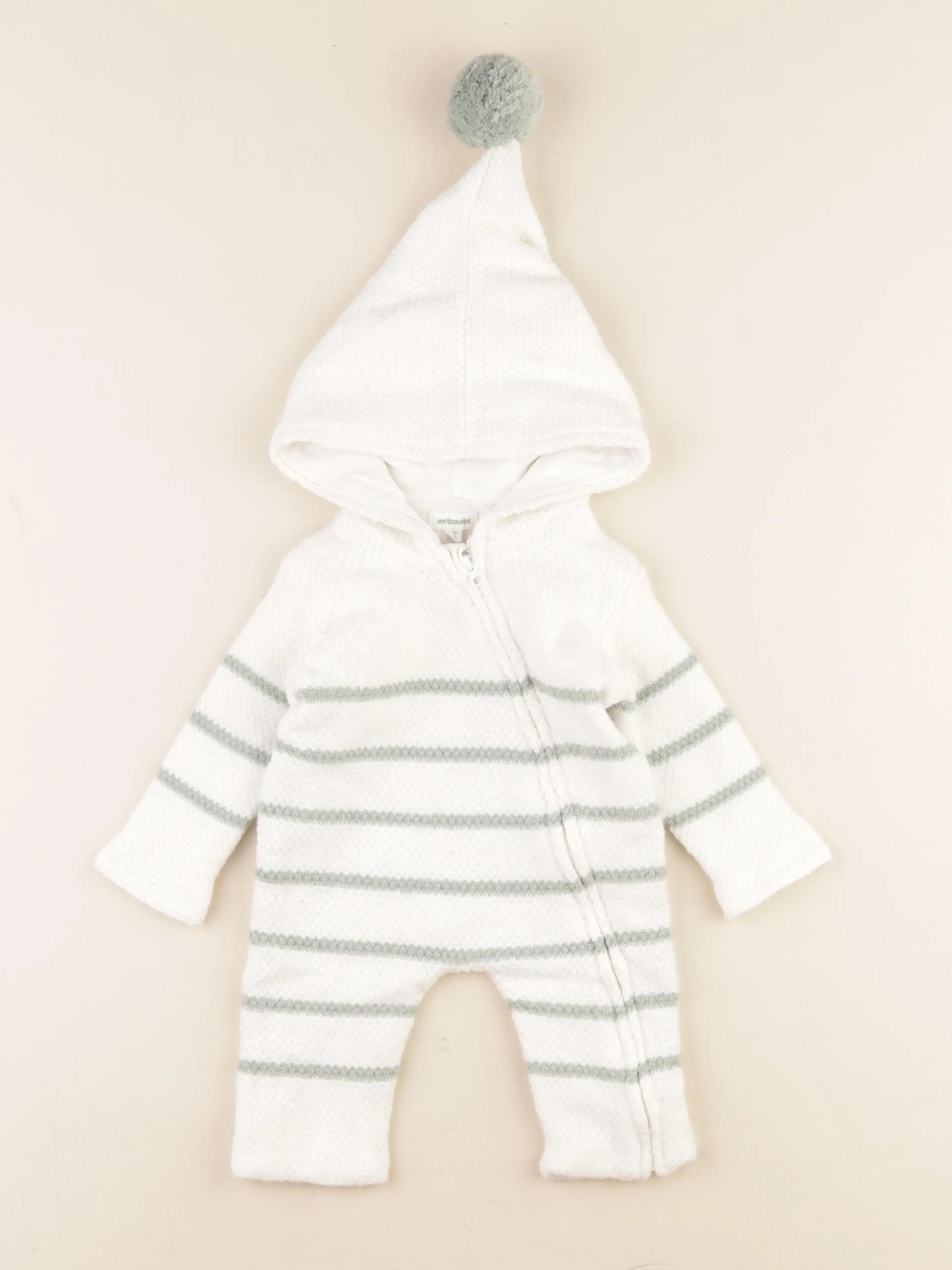 Combinaison blanc, vert