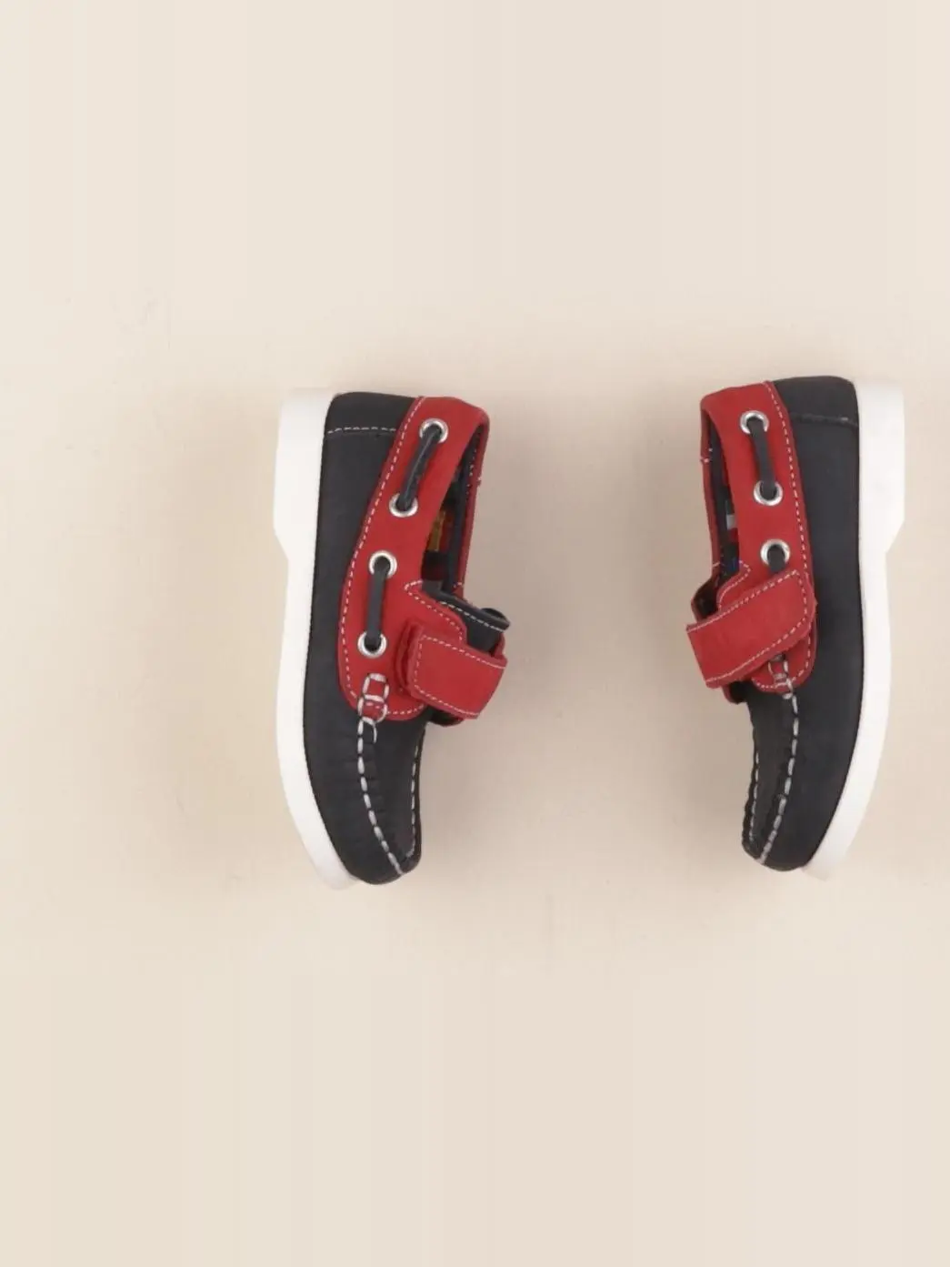 Mocassins bleu, rouge - Image 2