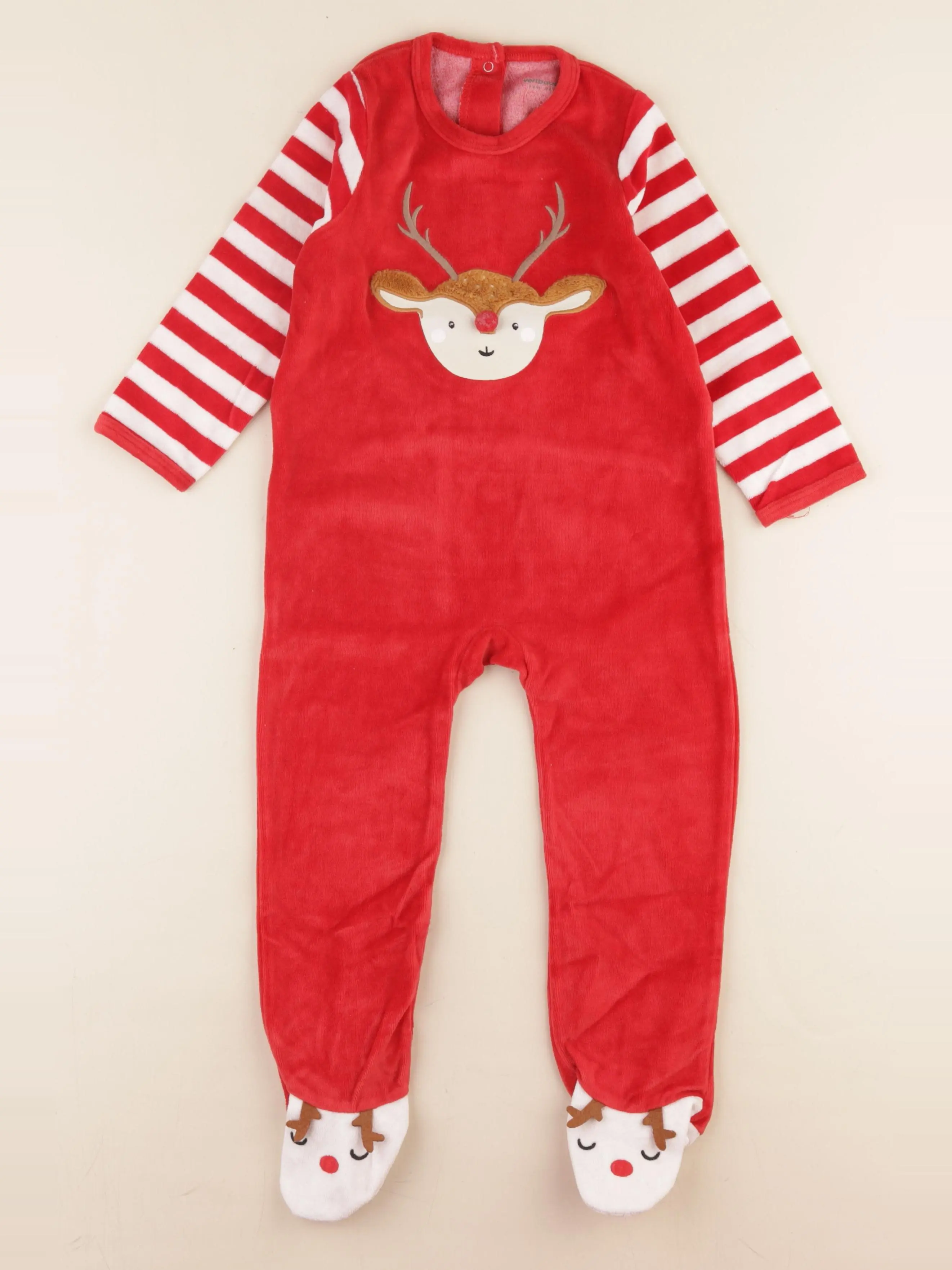 Pyjama velours rouge