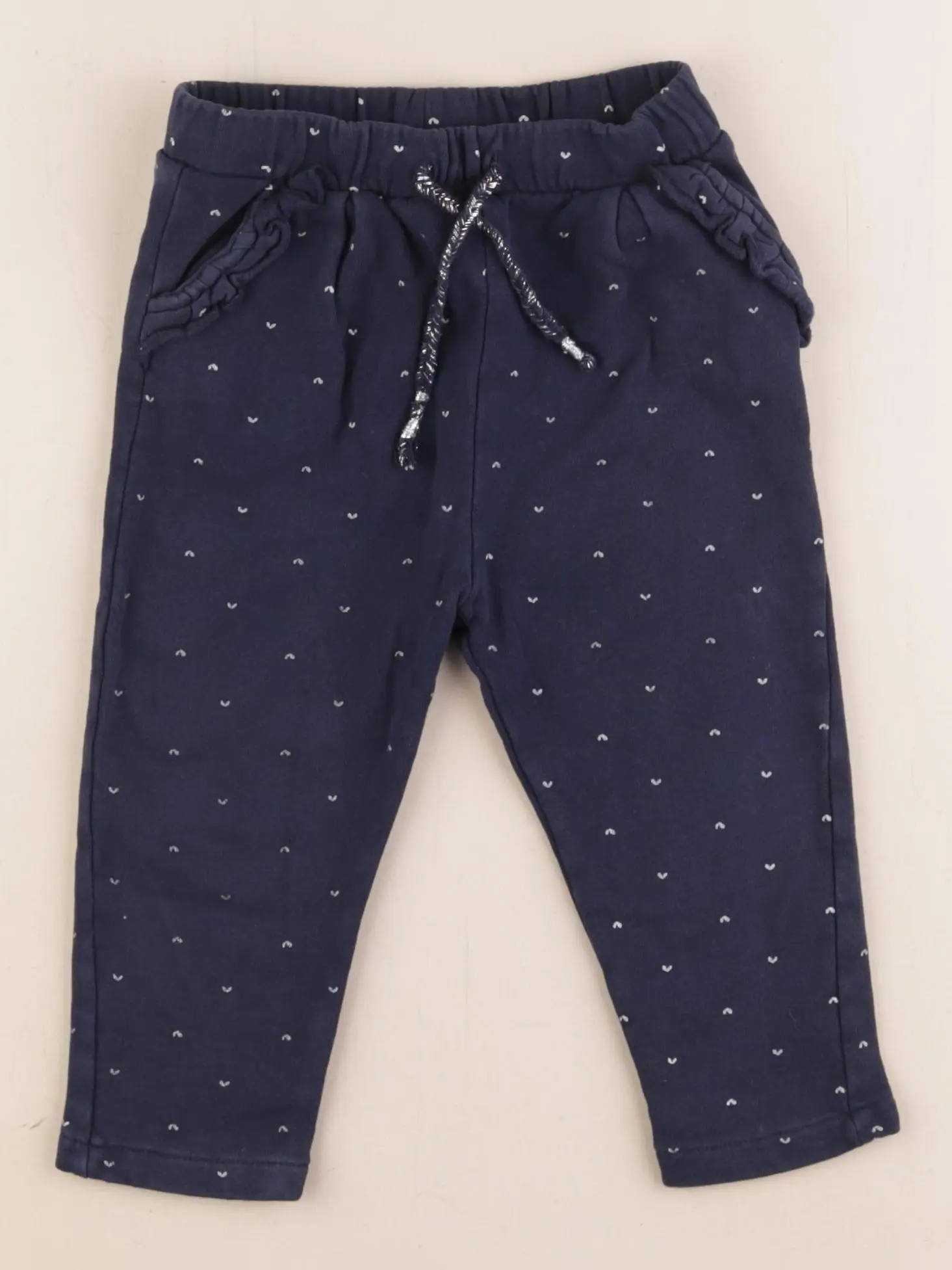 Jogging bleu, argent