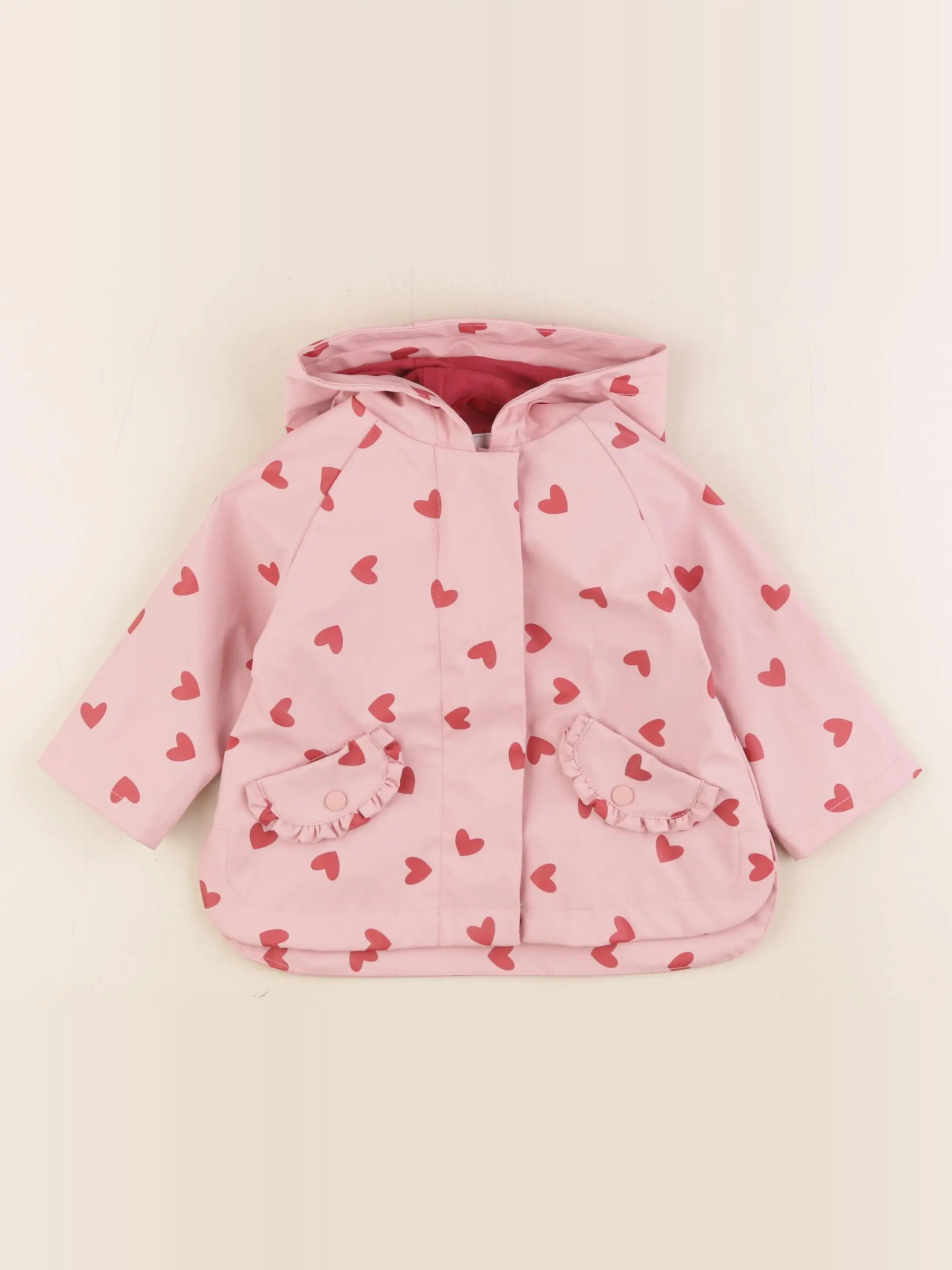 Imperméable rose