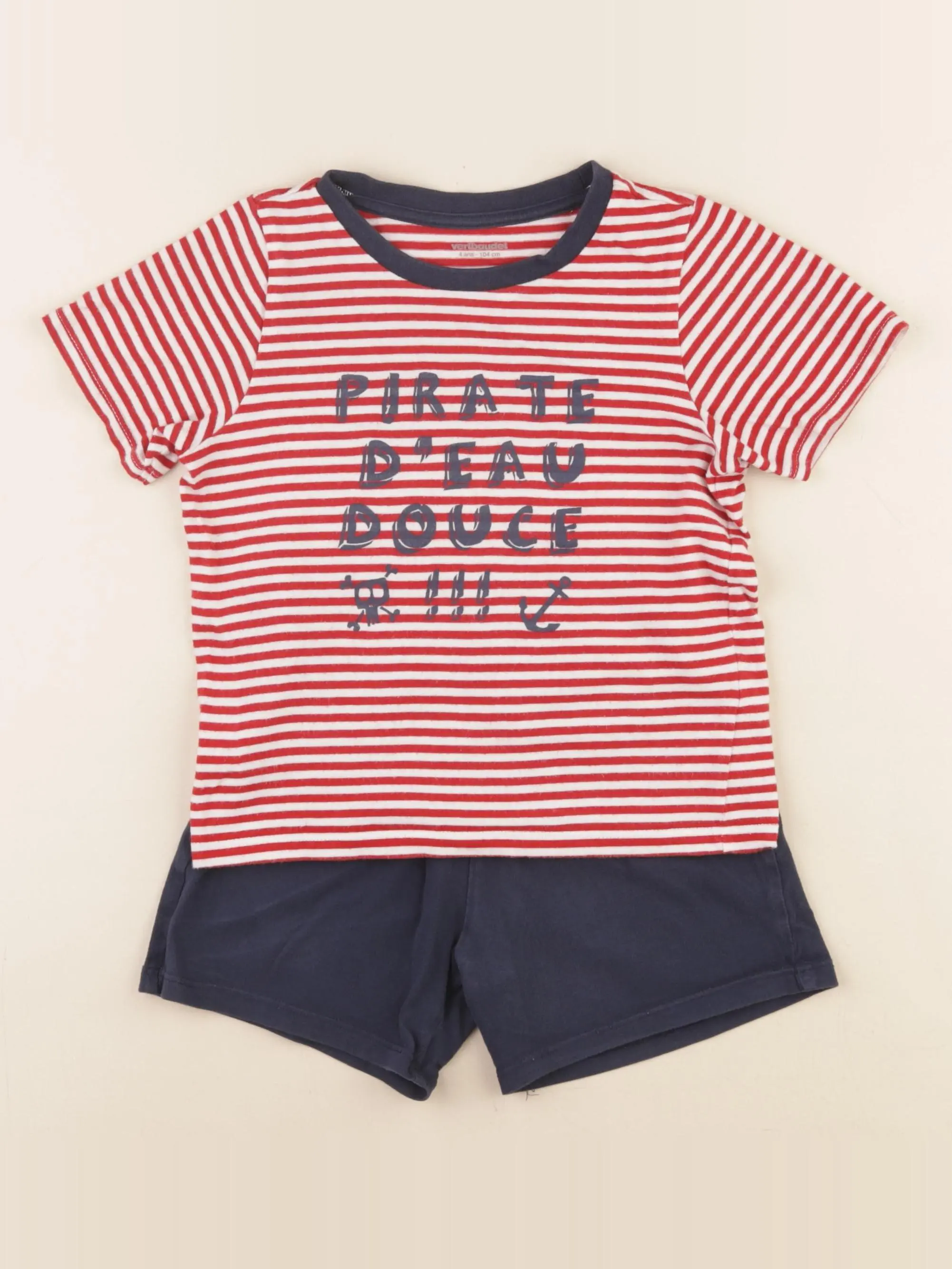 Pyjama coton rouge